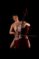 Akt mit Cello - Nude with a cello